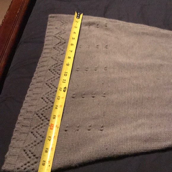 “Decree” gray woven sweater dress size Medium - Picture 8 of 8